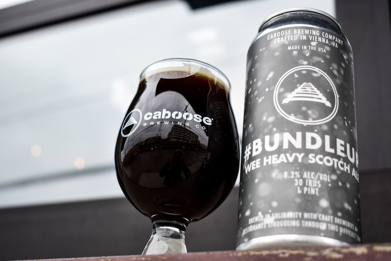 Bundle Up wee heavy collaboration brew.