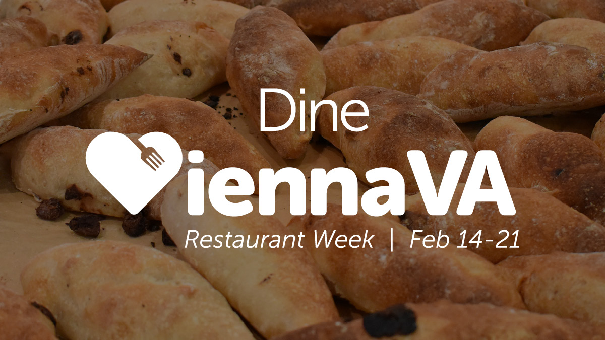Vienna VA Restaurant Week promotional banner.